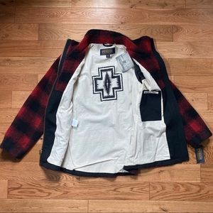 NWT Pendleton Water Resistant Plaid Fleece Coat